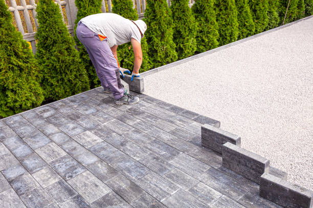 Permeable Paver Driveway in North Aurora, IL